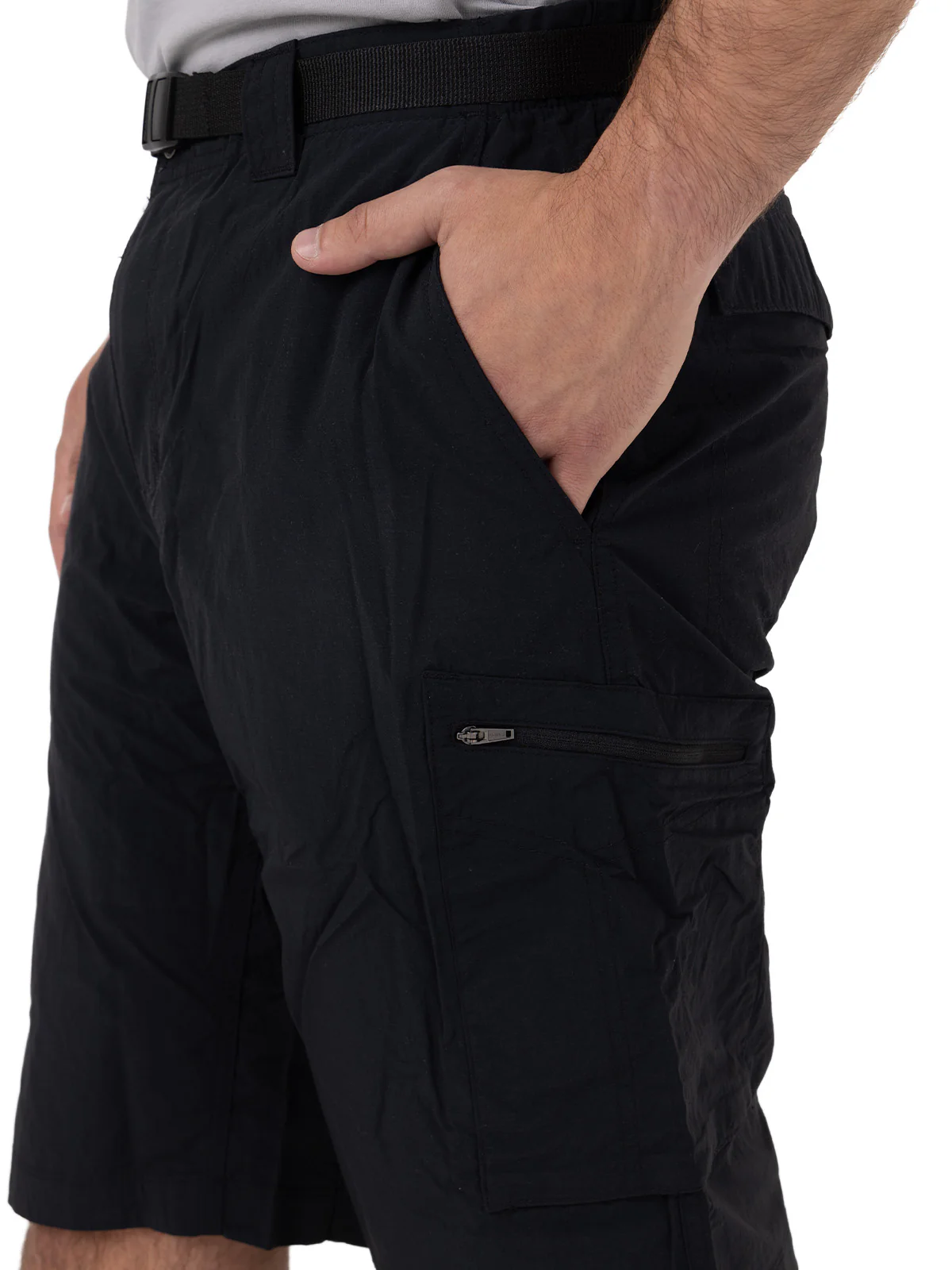 Short Hombre Silver Ridge Cargo Negro Columbia - Image 4