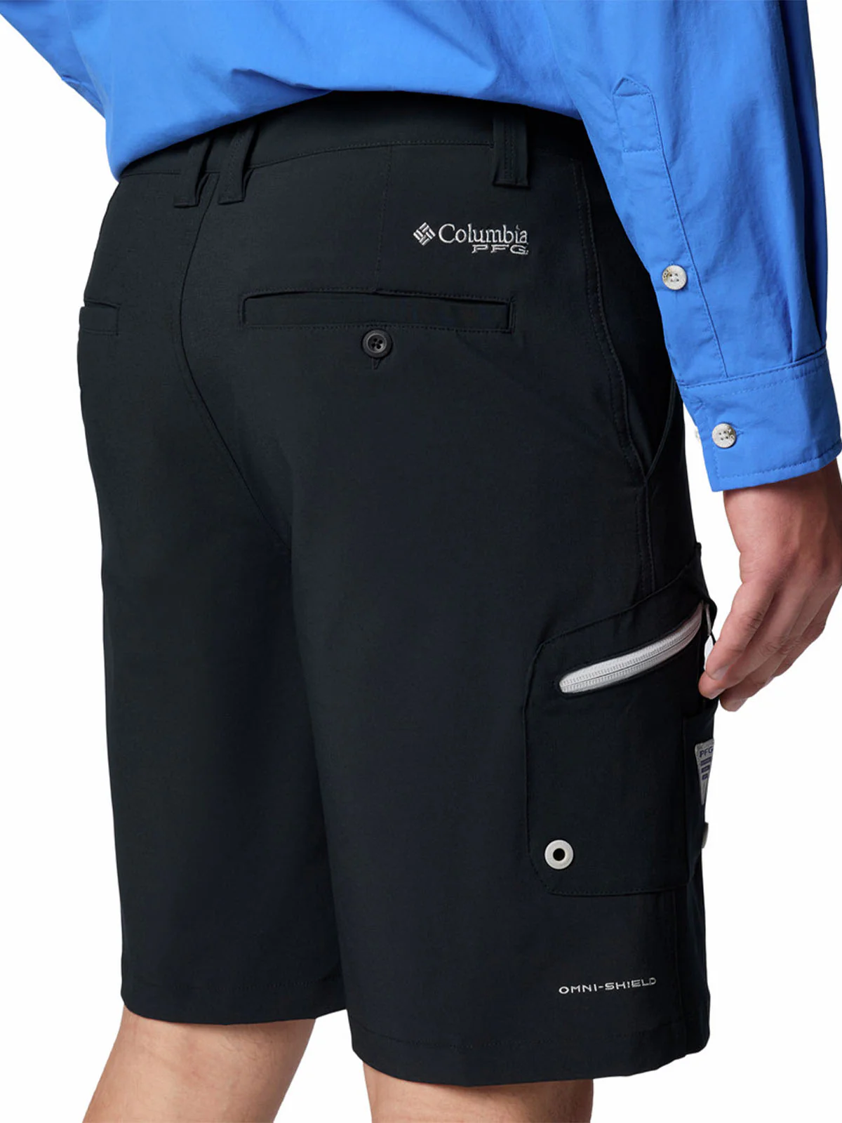 Short Hombre Terminal Tackle II Negro Columbia - Image 3