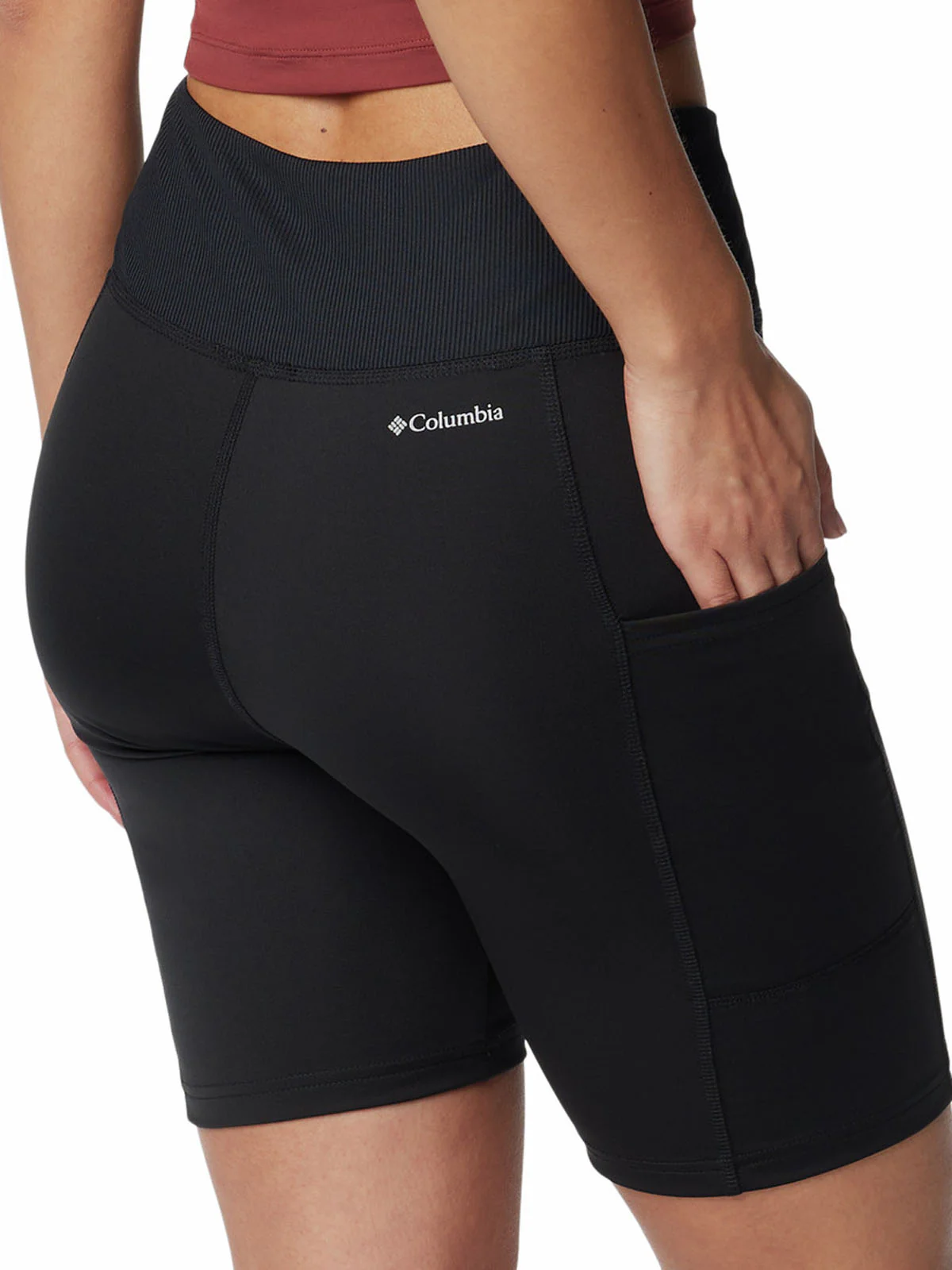 Calza Mujer Boundless Trek 1/2 Negro Columbia - Image 4