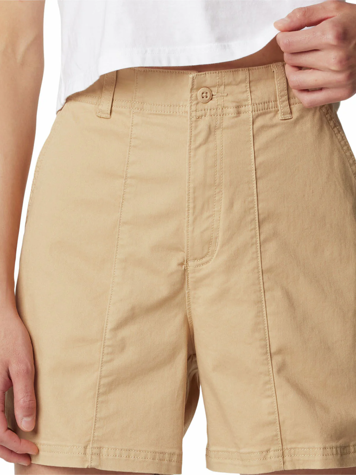 Short Mujer Calico Basin Cotton Beige Columbia - Image 3