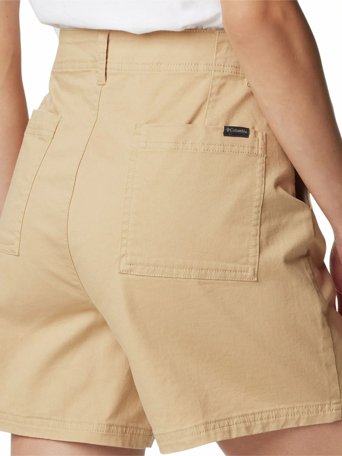Short Mujer Calico Basin Cotton Beige Columbia - Image 4
