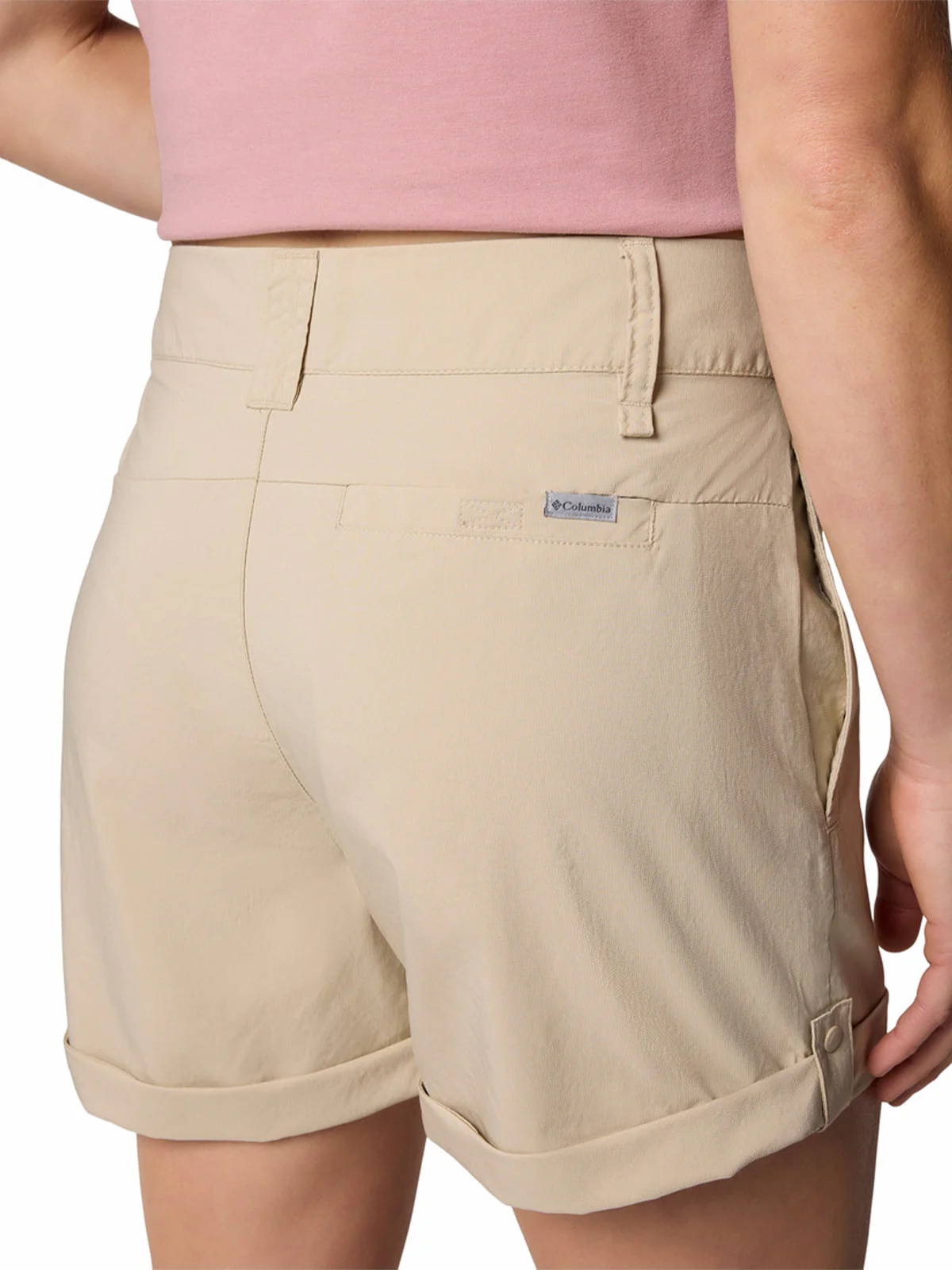 Short Mujer Silver Ridge Beige Columbia - Image 4