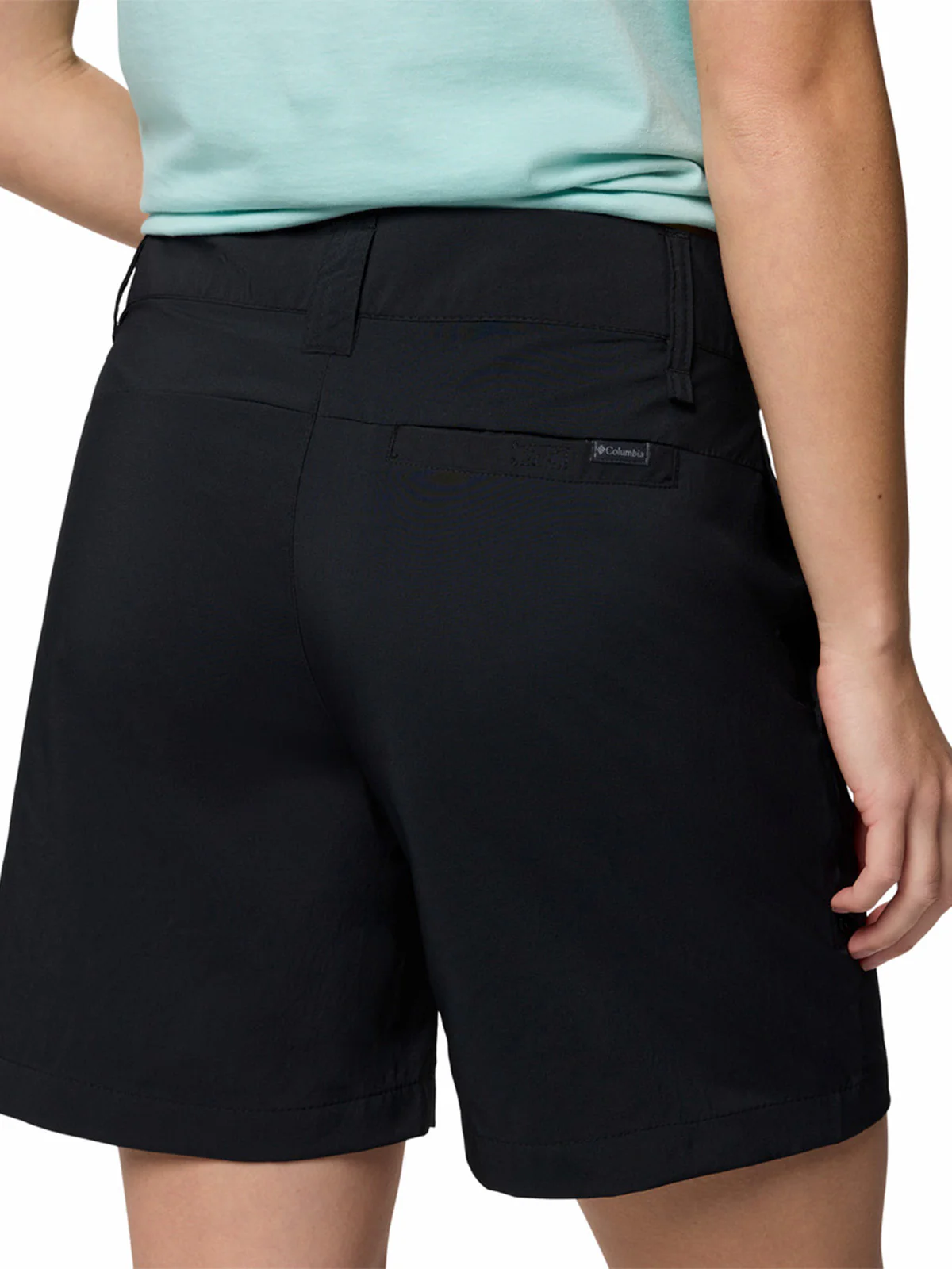 Short Mujer Silver Ridge Negro Columbia - Image 4