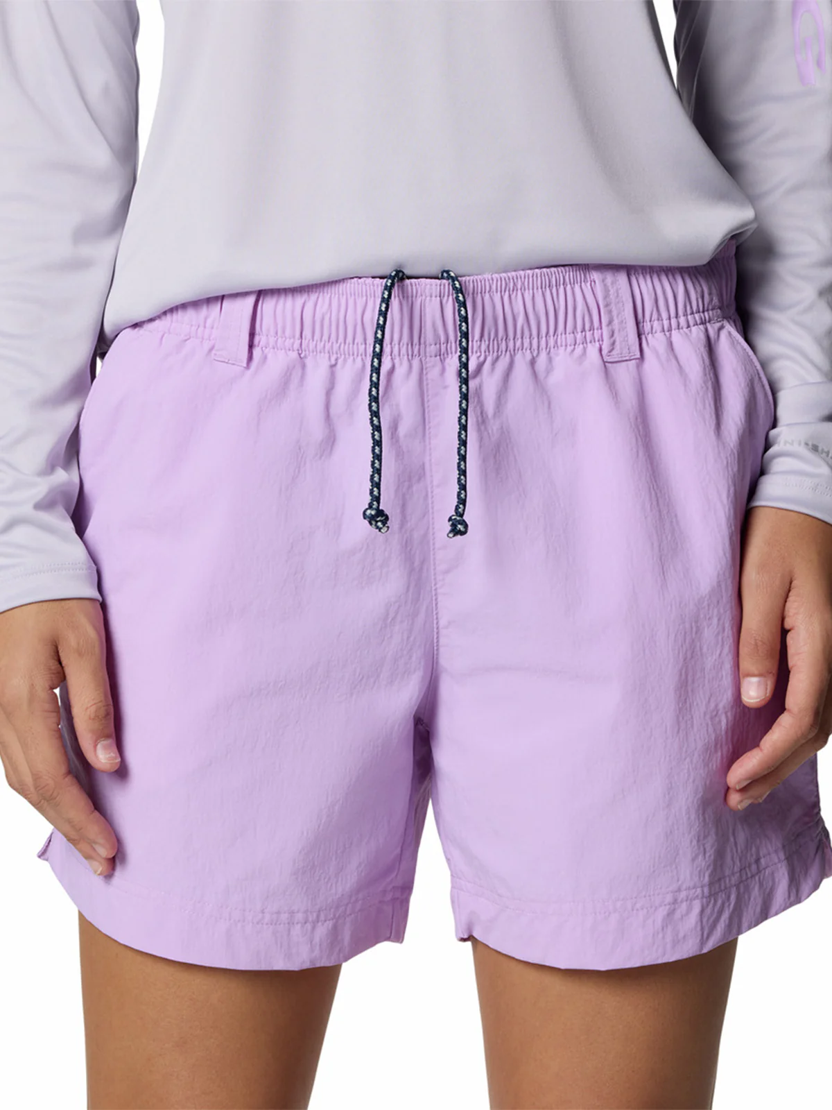 Short Mujer Impermeable Backcast II Morado Columbia - Image 3