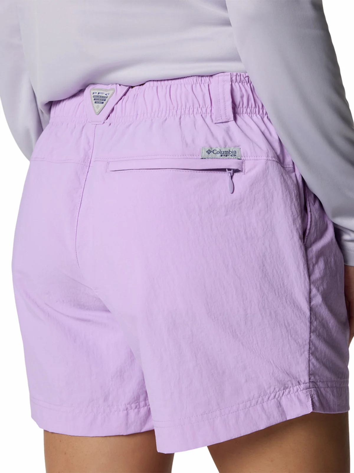 Short Mujer Impermeable Backcast II Morado Columbia - Image 4