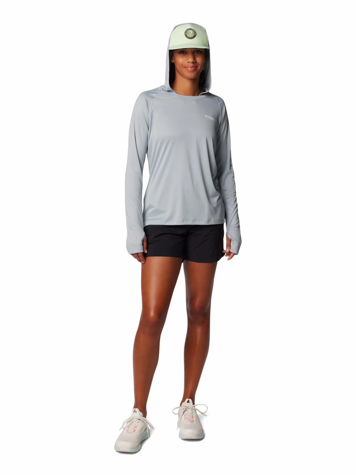 Short Mujer Ipermeable Backcast II Negro Columbia - Image 2