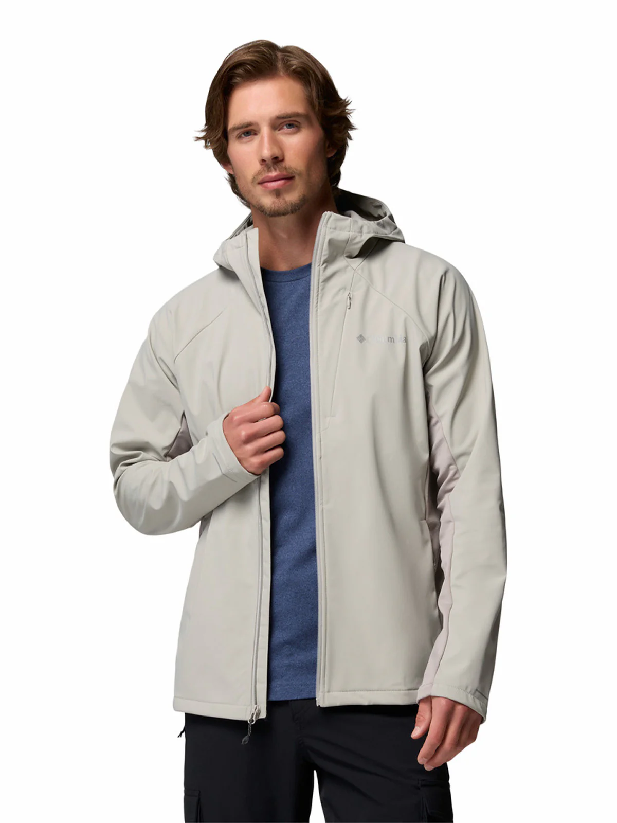 Softshell Hombre Trailborne Gris Columbia - Image 3