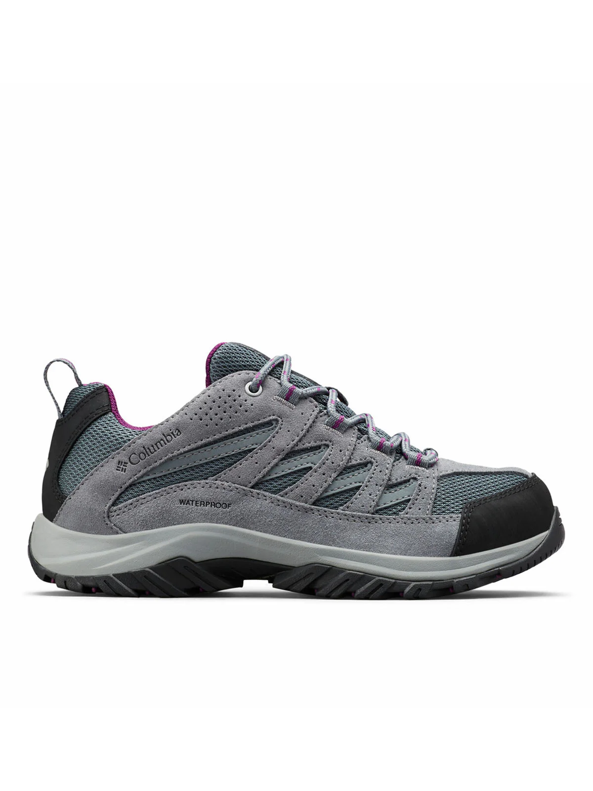 Zapatilla Mujer Crestwood Waterproof Gris Graphite Hiking Columbia - Image 7